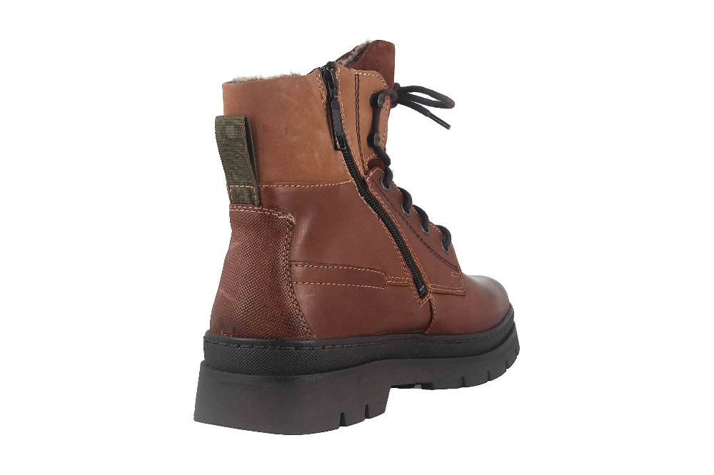 Fretz Men Zoran Boots in Übergrößen Braun 2413.8471-82 große Herrenschuhe Online