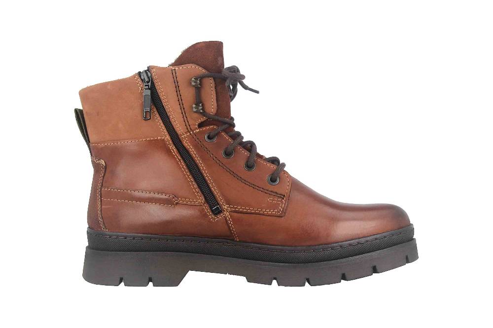 Fretz Men Zoran Boots in Übergrößen Braun 2413.8471-82 große Herrenschuhe Online