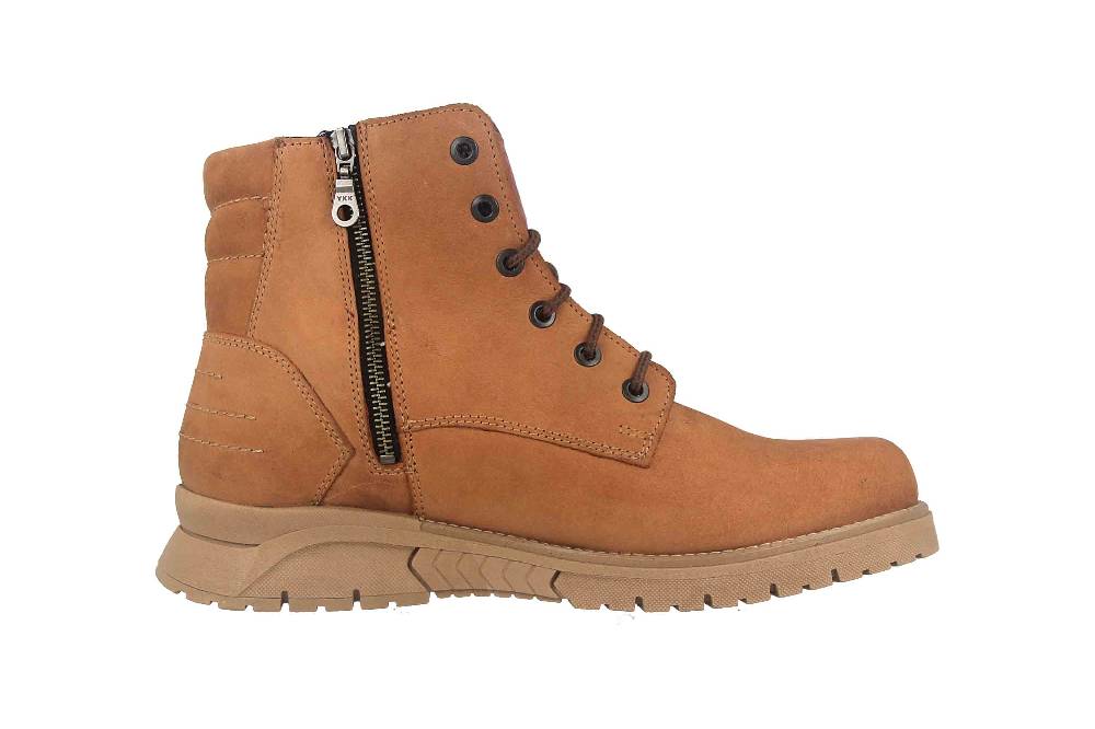 Fretz Men Cooper Boots in Übergrößen Braun 1334.1416-89 große Herrenschuhe Outlet