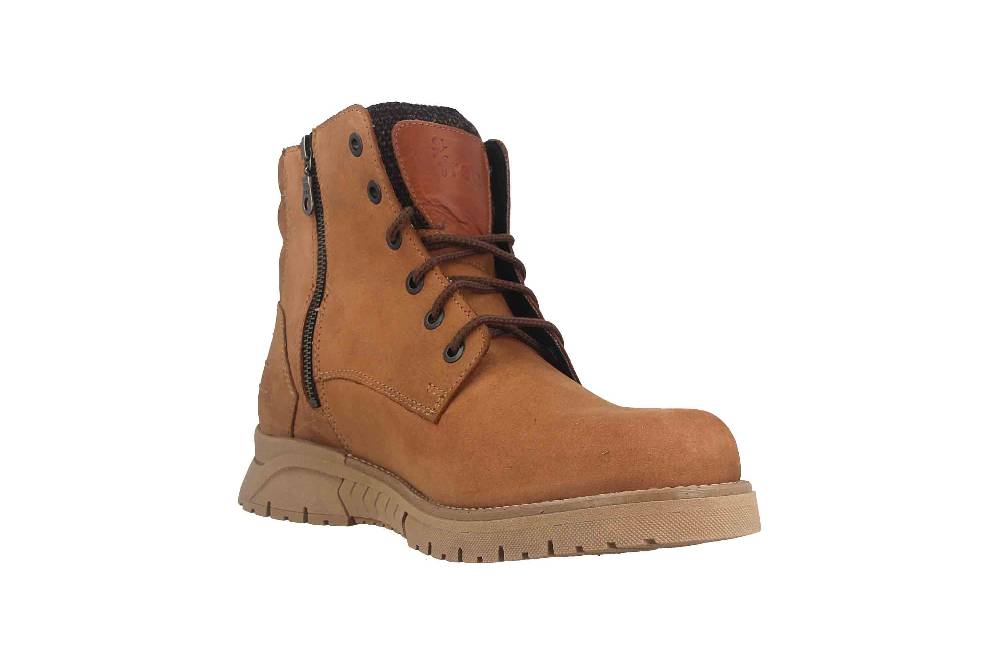 Fretz Men Cooper Boots in Übergrößen Braun 1334.1416-89 große Herrenschuhe Outlet