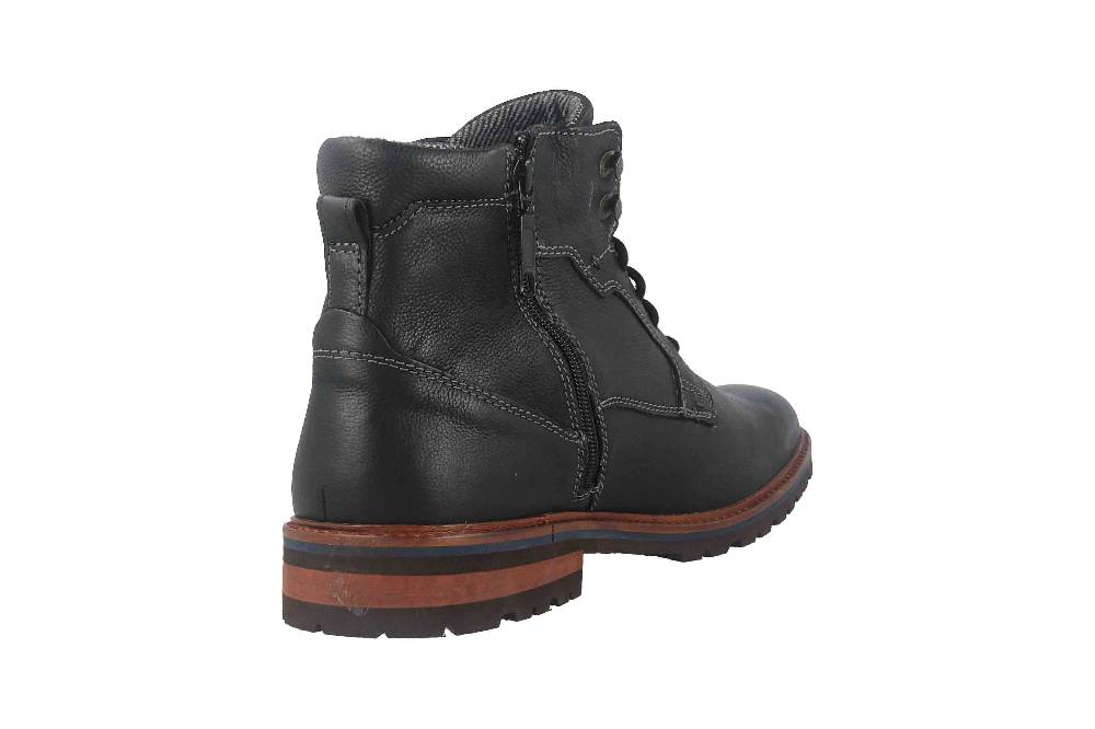 Fretz Men Milano Boots in Übergrößen Schwarz 6331.9712-51 große Herrenschuhe Verkauf