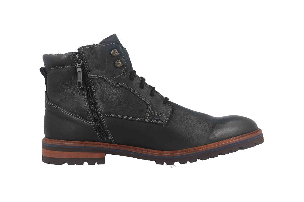 Fretz Men Milano Boots in Übergrößen Schwarz 6331.9712-51 große Herrenschuhe Verkauf