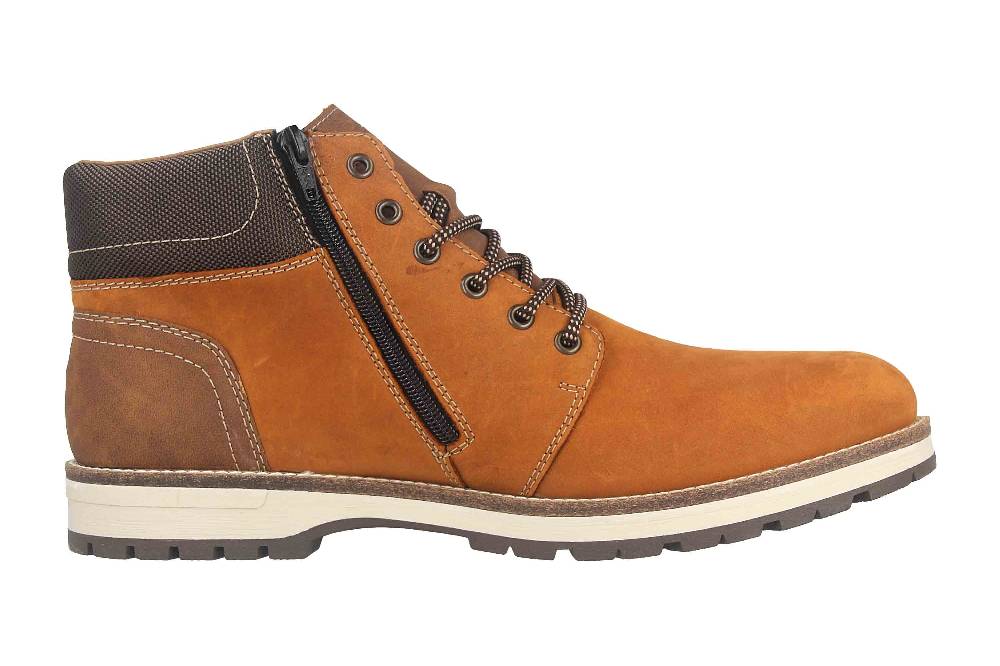 Rieker Stiefel in Übergrößen Gelb F3934-68 große Herrenschuhe Angebote
