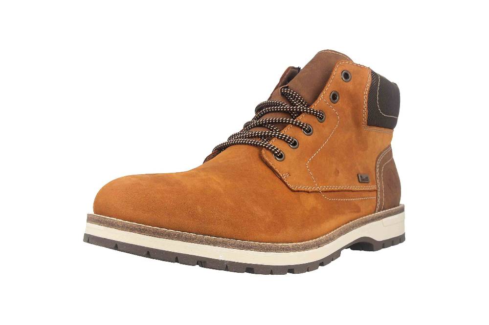 Rieker Stiefel in Übergrößen Gelb F3934-68 große Herrenschuhe Angebote