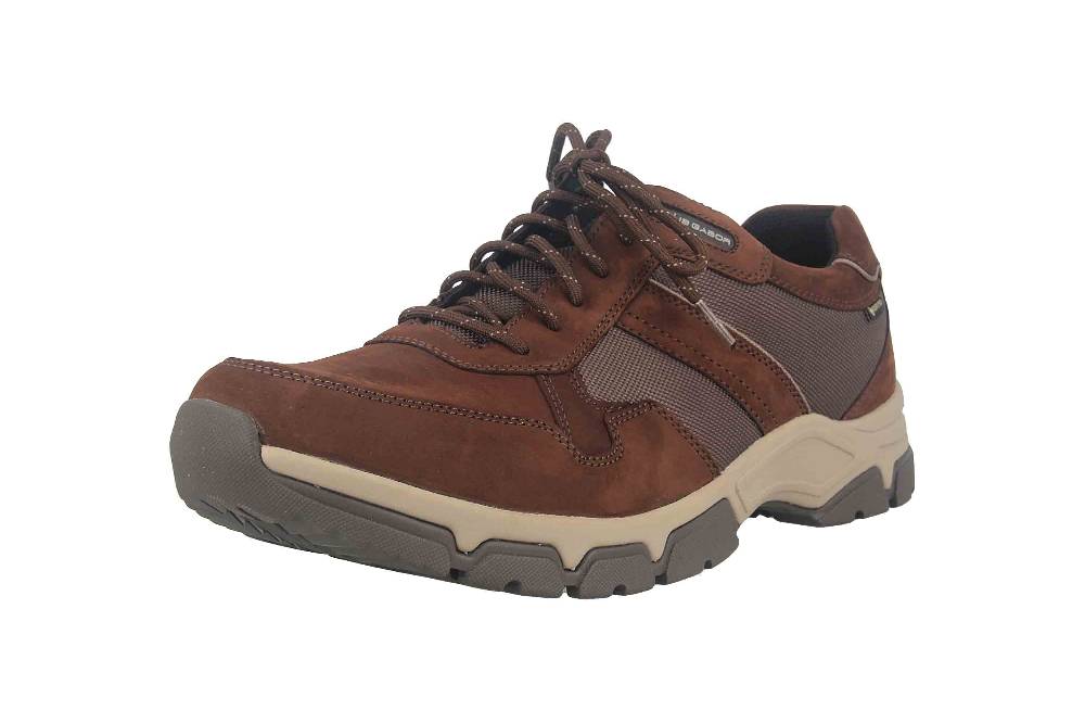 Pius Gabor Sneaker in Übergrößen Braun 0533.51.23 große Herrenschuhe Günstiger Verkauf