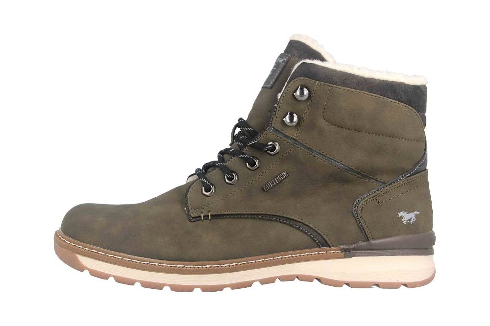 Mustang Shoes Boots in Übergrößen Grün 4141-604-770 große Herrenschuhe