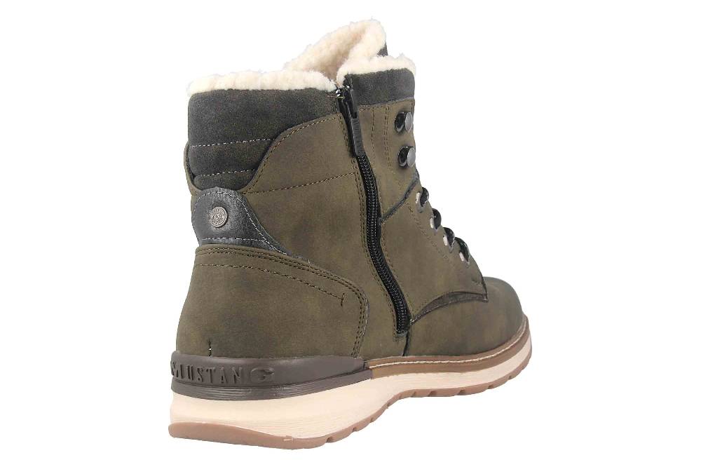 Mustang Shoes Boots in Übergrößen Grün 4141-604-770 große Herrenschuhe Meist gekauft