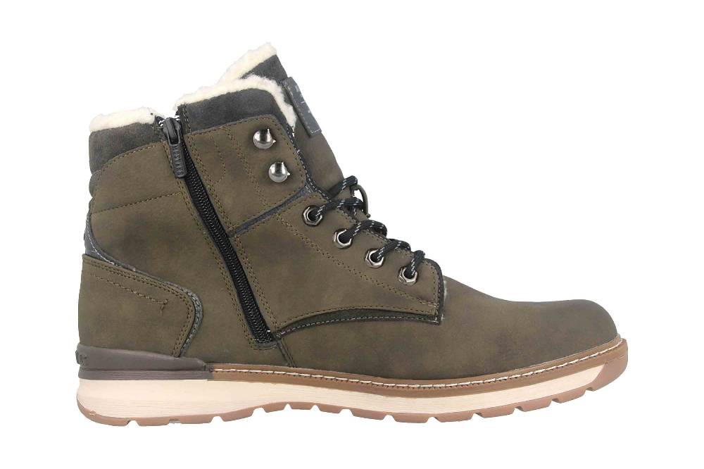 Mustang Shoes Boots in Übergrößen Grün 4141-604-770 große Herrenschuhe Meist gekauft