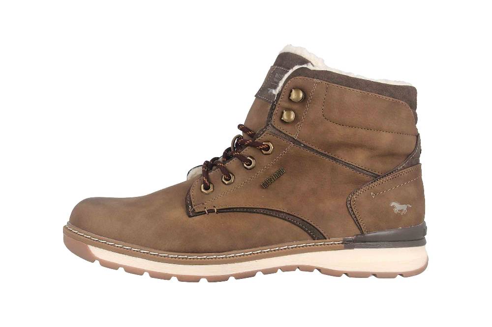 Mustang Shoes Boots in Übergrößen Braun 4141-604-3 große Herrenschuhe