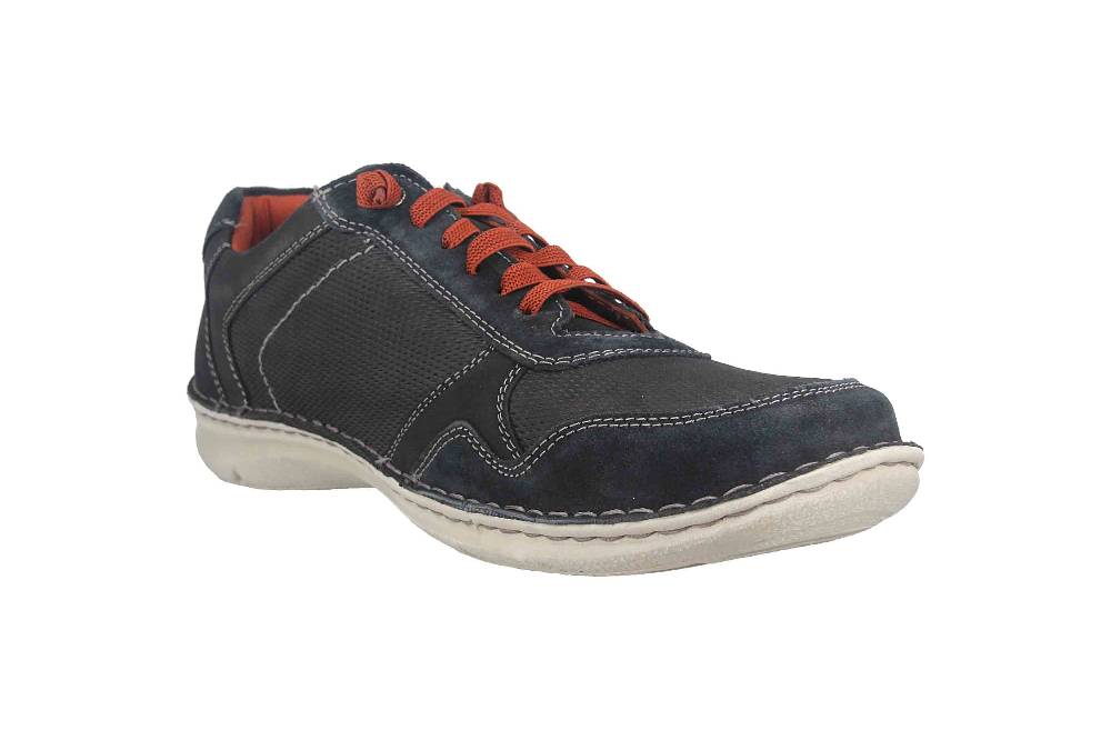 Josef Seibel Anvers 97 Halbschuhe in Übergrößen Blau 43697 TE21 526 große Herrenschuhe Outlet