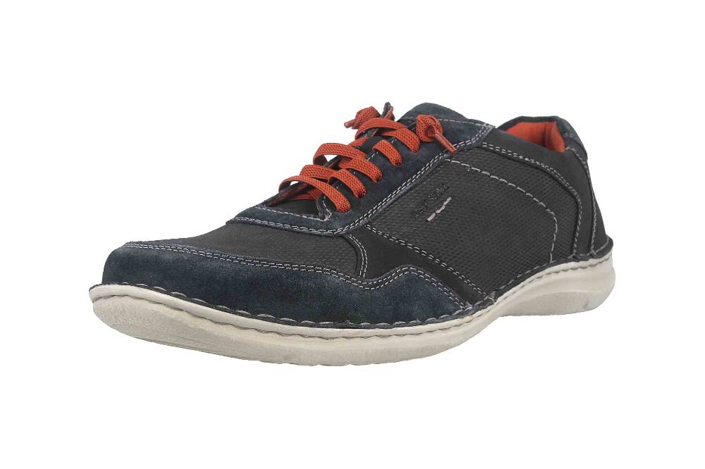 Josef Seibel Anvers 97 Halbschuhe in Übergrößen Blau 43697 TE21 526 große Herrenschuhe Outlet