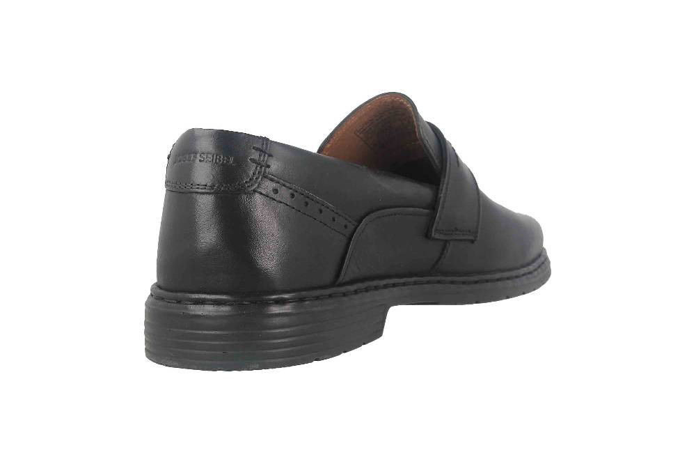 Josef Seibel Alastair 15 Slipper in Übergrößen Schwarz 42815 859 100 große Herrenschuhe Schlussverkauf