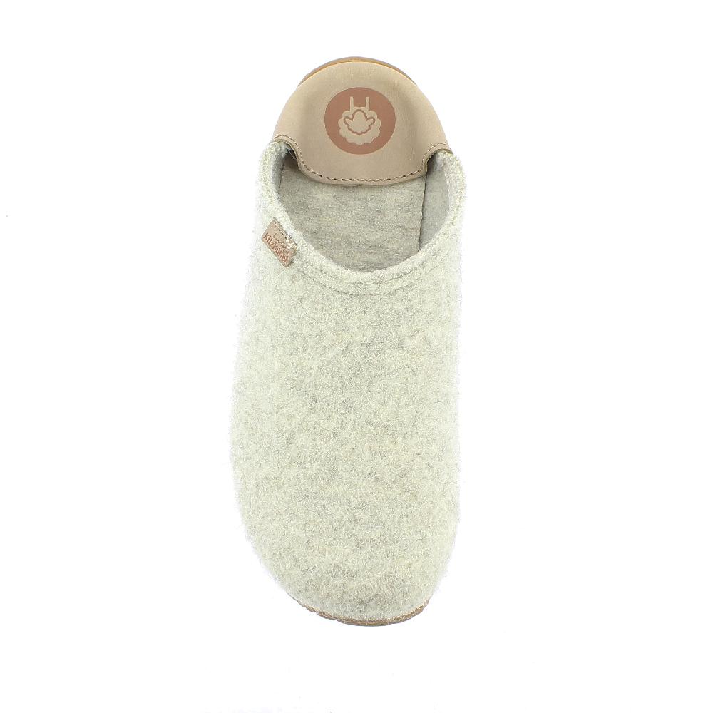Living Kitzbühel Pantoffel Naturwolle im Angebot