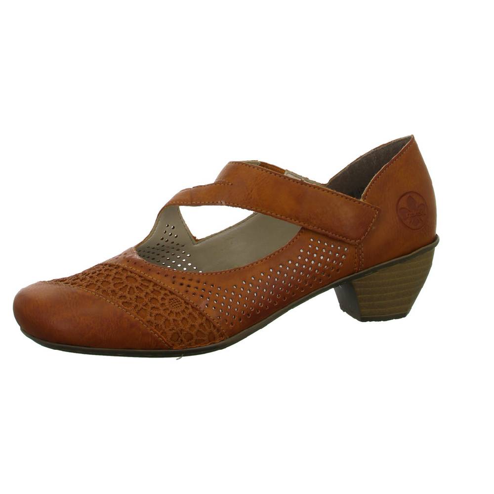 Rieker Pumps mit Riemen (diverse Absätze) Auslauf