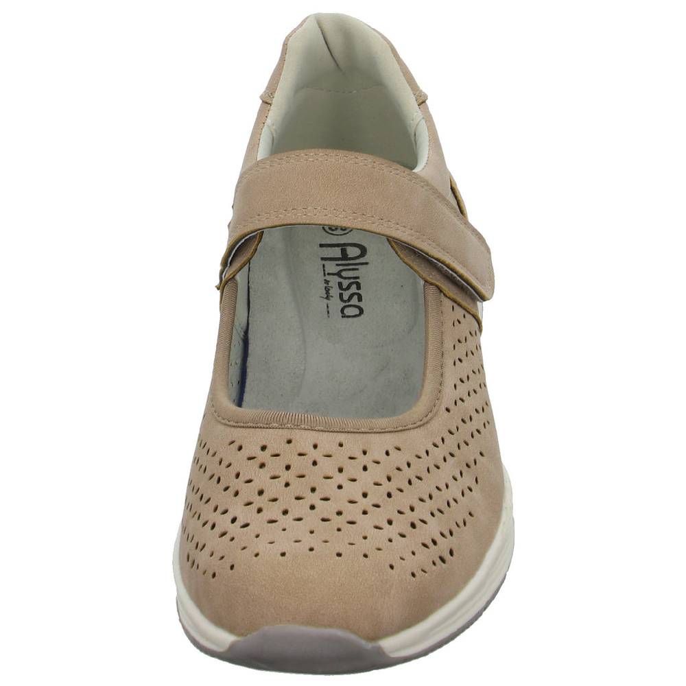 Alyssa Slipper/Kletthalbschuh luftdurchlässig (durchbrochenes/geflochtenes Obermaterial) Angebote