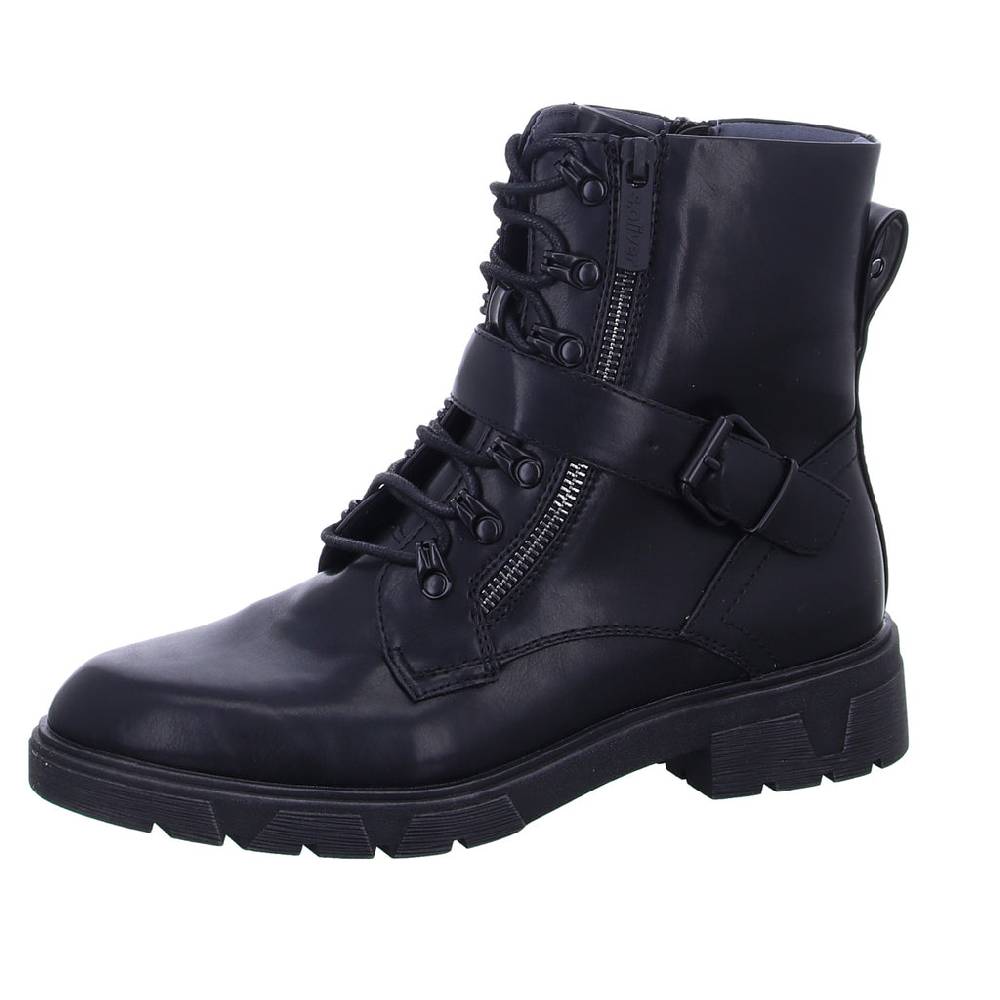 s.Oliver Schnürstiefelette Warmfutter bis 35mm Absatz (casual) Fabrikverkauf