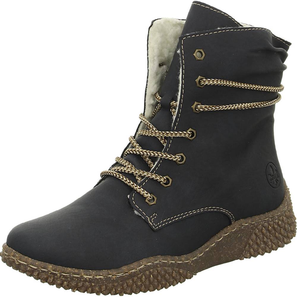Rieker Schnürstiefelette Warmfutter bis 35mm Absatz (casual)