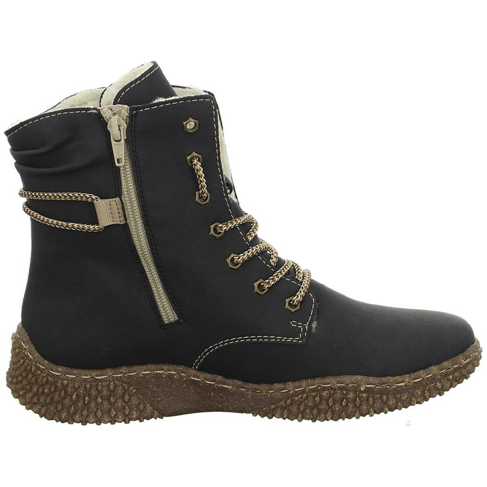 Rieker Schnürstiefelette Warmfutter bis 35mm Absatz (casual) Verkauf