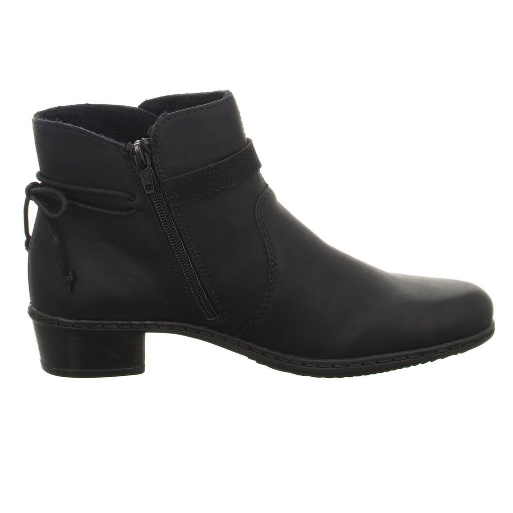 Rieker Schlupf-/Reißverschlußstiefelette Warmfutter ab 35mm Absatz Auslauf