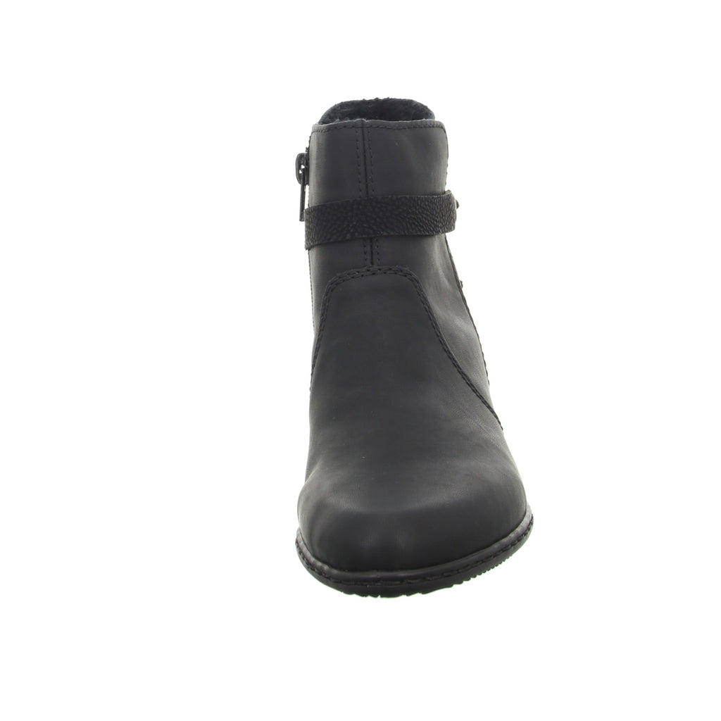 Rieker Schlupf-/Reißverschlußstiefelette Warmfutter ab 35mm Absatz Auslauf