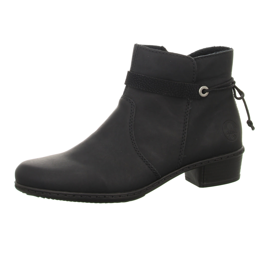 Rieker Schlupf-/Reißverschlußstiefelette Warmfutter ab 35mm Absatz Auslauf