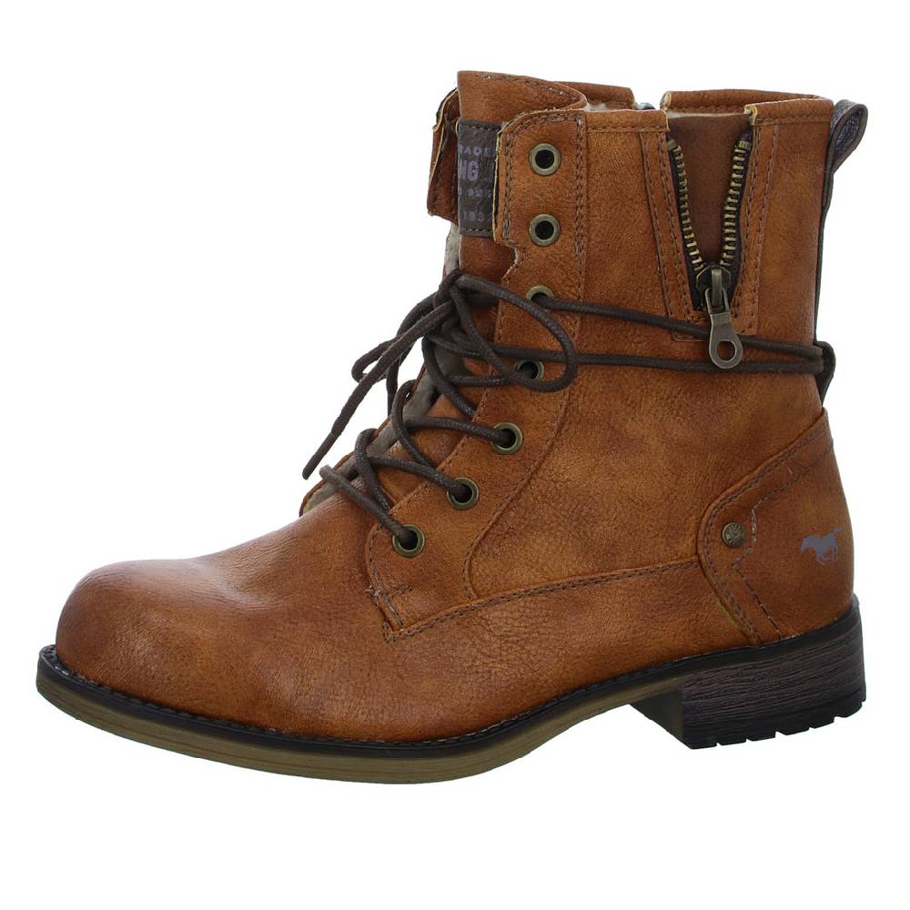 MUSTANG Schnürstiefelette Warmfutter bis 35mm Absatz (casual) Hotsell