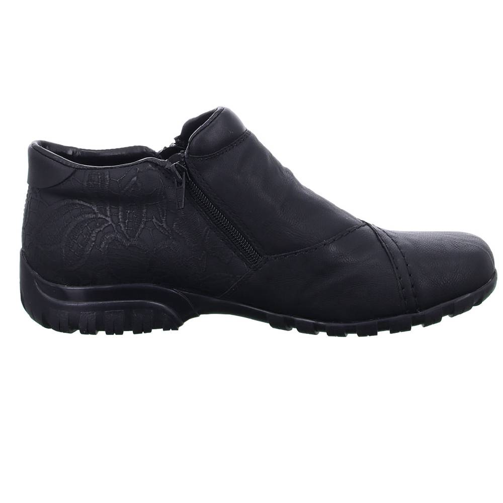 Rieker Schlupf-/Reißverschlußstiefelette Warmfutter bis 35mm Absatz (casual) Vatertagsangebot