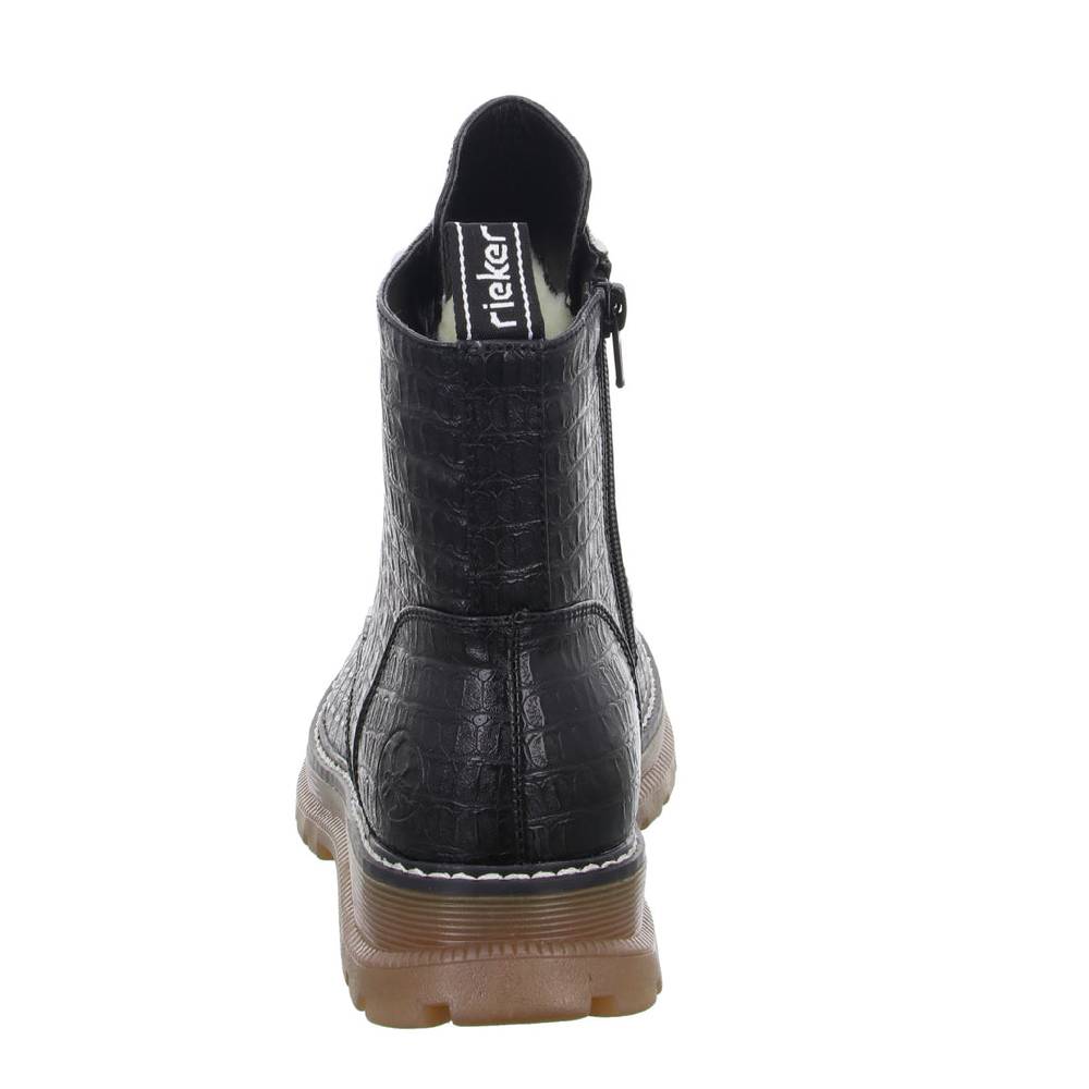 Rieker Schnürstiefelette Warmfutter bis 35mm Absatz (casual) Schlussverkauf