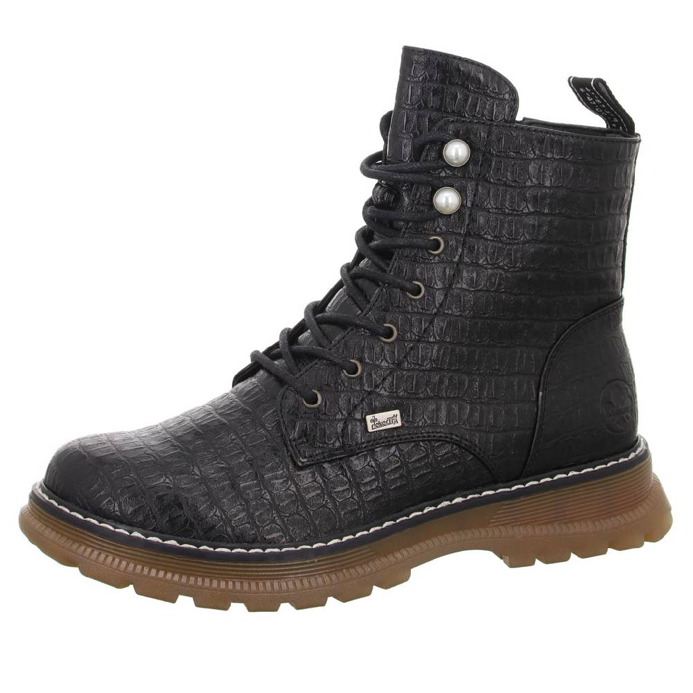 Rieker Schnürstiefelette Warmfutter bis 35mm Absatz (casual) Schlussverkauf