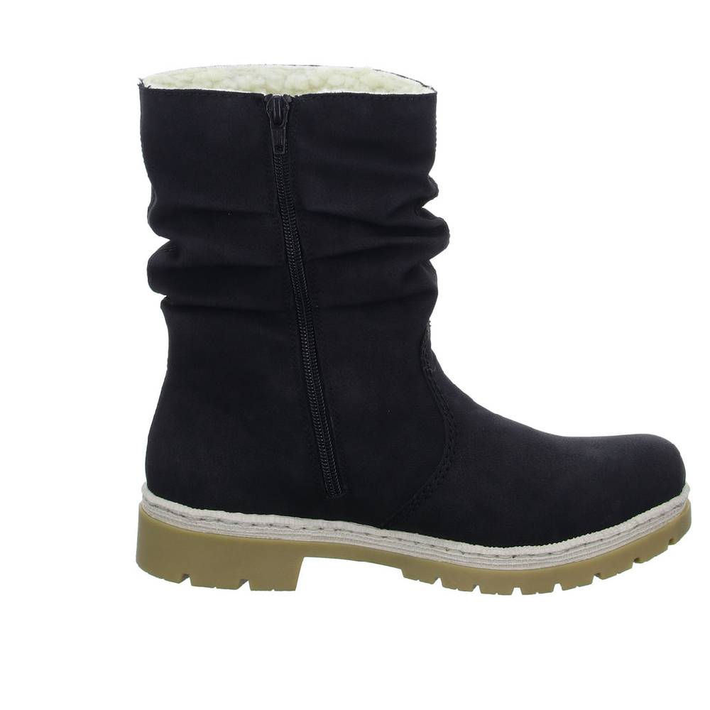 Rieker Schlupf-/Reißverschlußstiefelette Warmfutter bis 35mm Absatz (casual) Auslauf