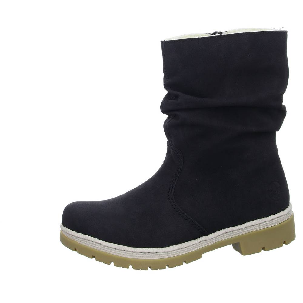 Rieker Schlupf-/Reißverschlußstiefelette Warmfutter bis 35mm Absatz (casual) Auslauf