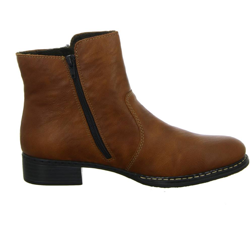Rieker Schlupf-/Reißverschlußstiefelette Warmfutter bis 35mm Absatz (casual) Blitzverkäufe