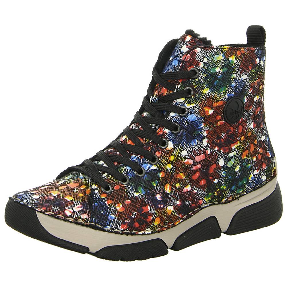 Rieker Schnürstiefelette Warmfutter bis 35mm Absatz (casual)