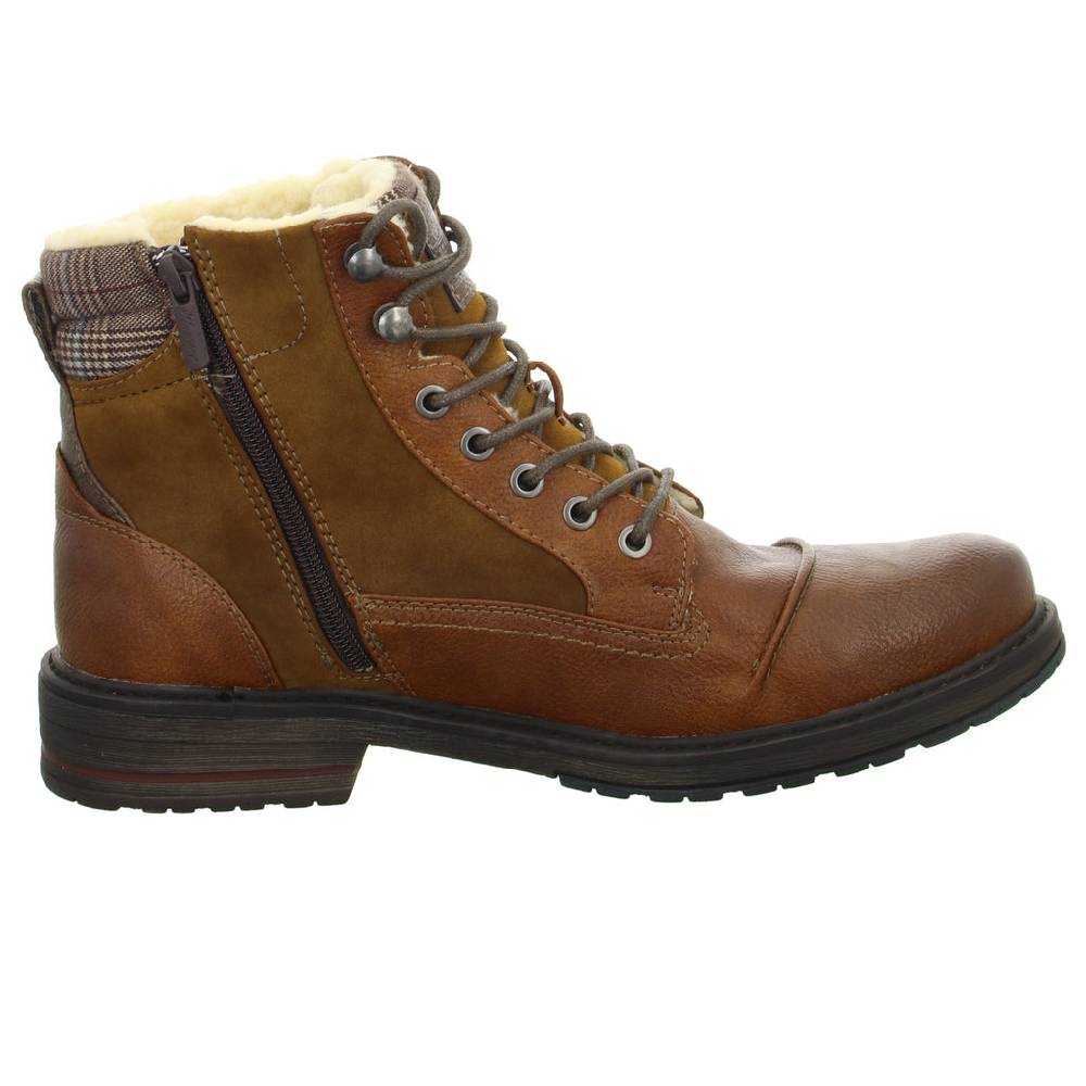 MUSTANG Schnürstiefelette Warmfutter Business (elegant) Tiefpreis