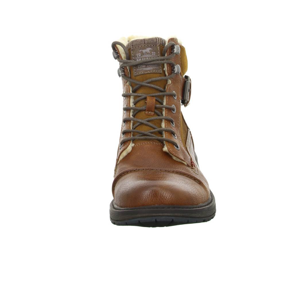 MUSTANG Schnürstiefelette Warmfutter Business (elegant) Tiefpreis