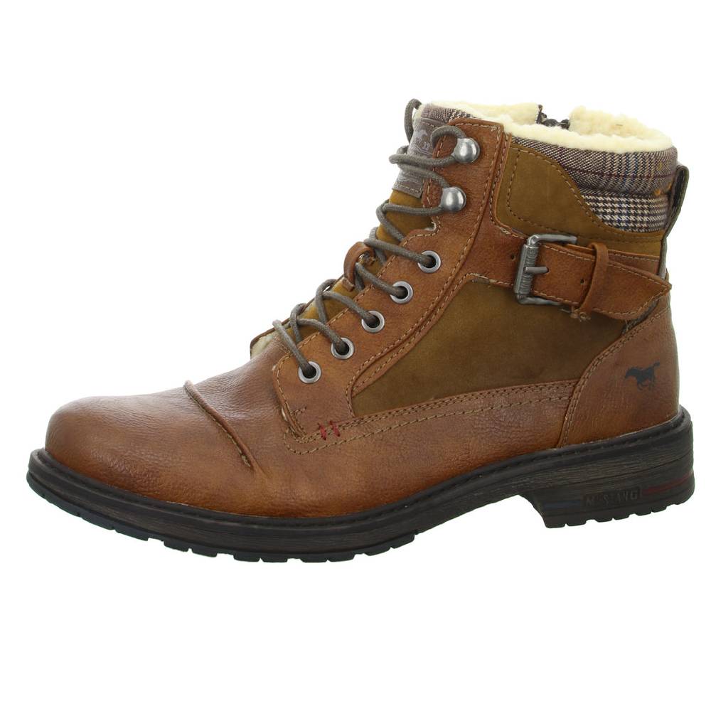 MUSTANG Schnürstiefelette Warmfutter Business (elegant) Tiefpreis
