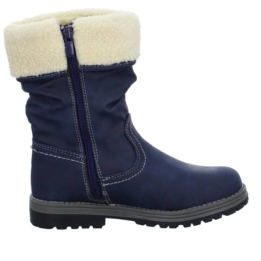 girlZ onlY Schlupf-/Klettstiefelette Warmfutter Kostenloser Versand international