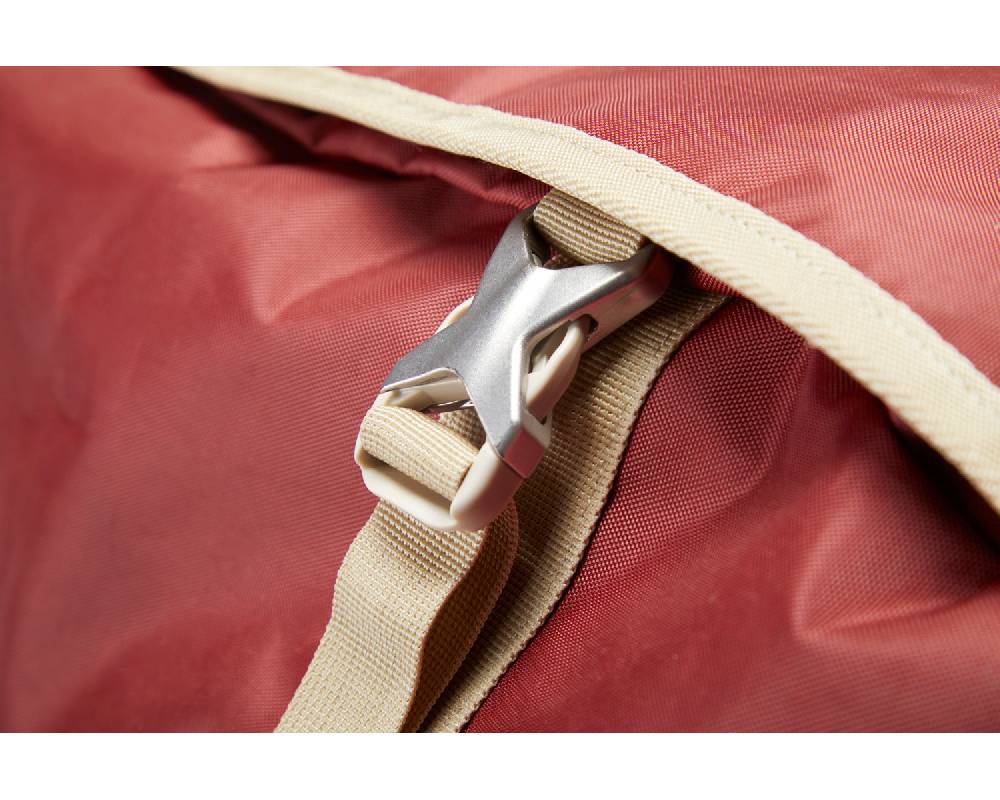 Nordisk Verran 115 Wheeled Duffel 115 L Burnt Red Verkauf