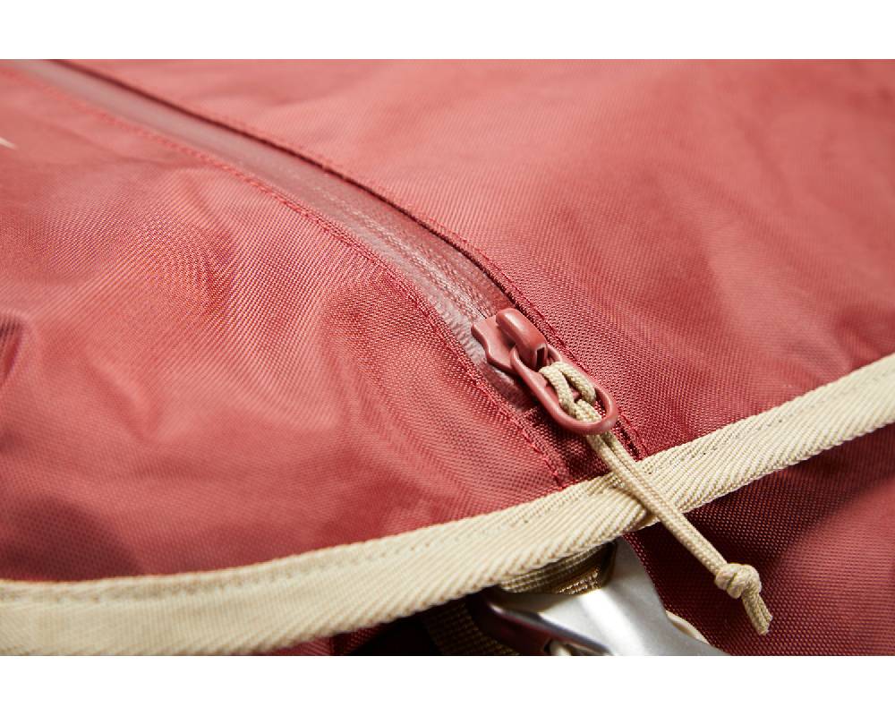 Nordisk Verran 115 Wheeled Duffel 115 L Burnt Red Verkauf