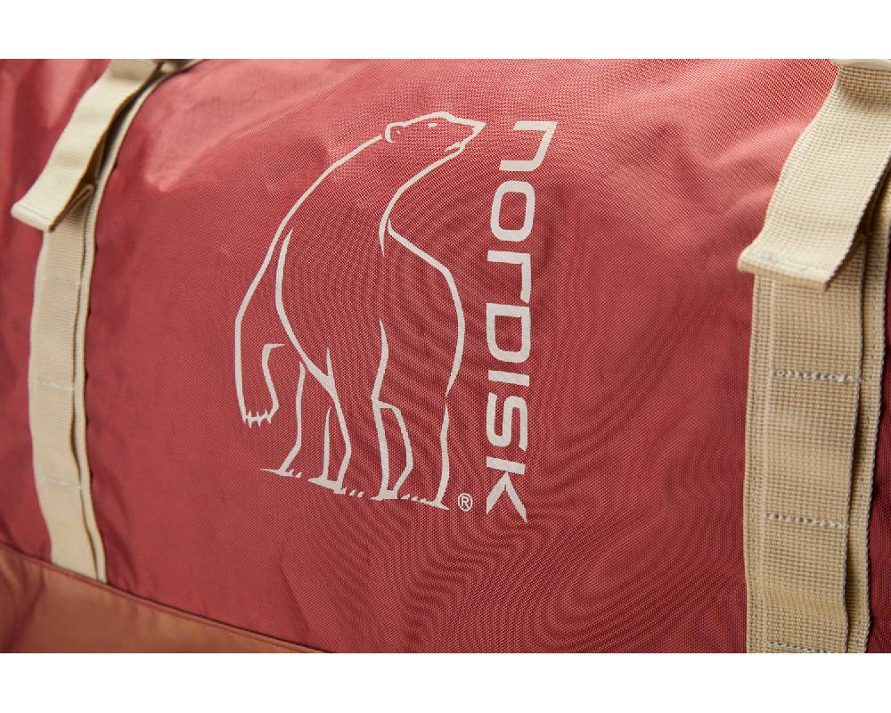 Nordisk Verran 115 Wheeled Duffel 115 L Burnt Red Verkauf