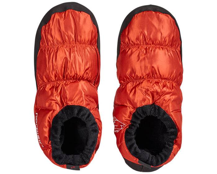 Nordisk Mos down shoes Orange