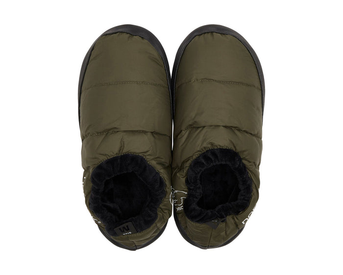 Nordisk Mos down shoes Dark Moss