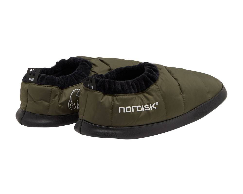 Nordisk Mos down shoes Dark Moss Blitzverkäufe