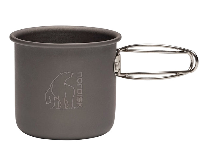 Nordisk Aluminium-Becher, 400 ml Matt Silver