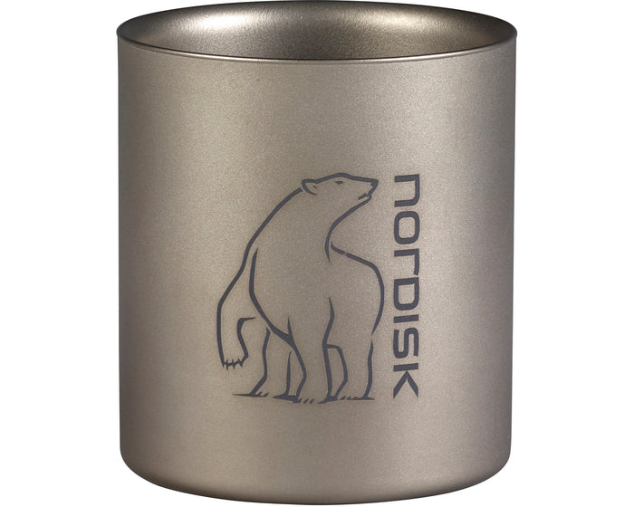 Nordisk Titanium mug 220 ml Matt Silver