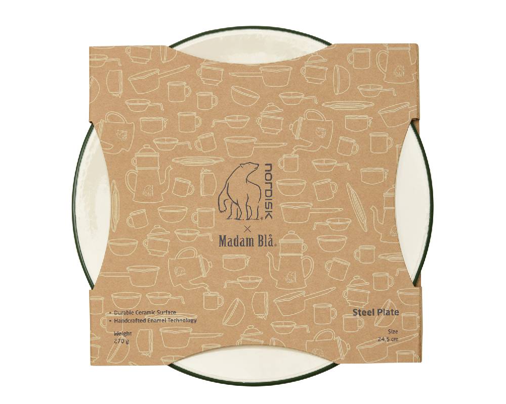 Nordisk Madam Blå plate Cream Outlet