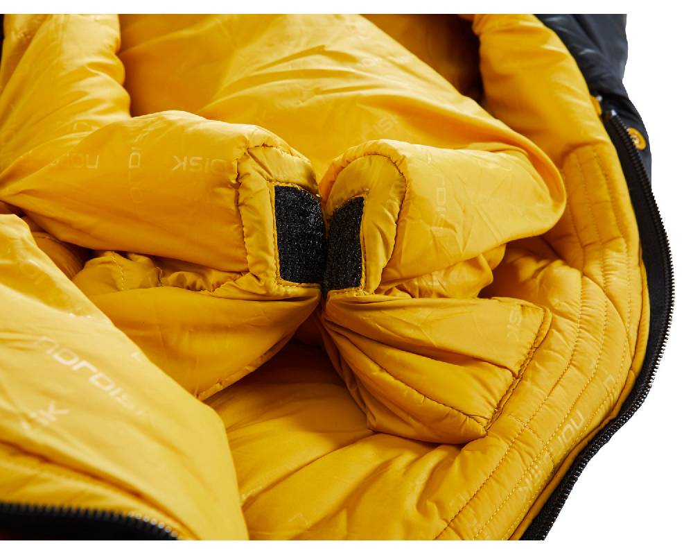Nordisk Oscar -10° Mummy Kunstfaser Rio Red/ Mustard Yellow/ Black Fabrikverkauf