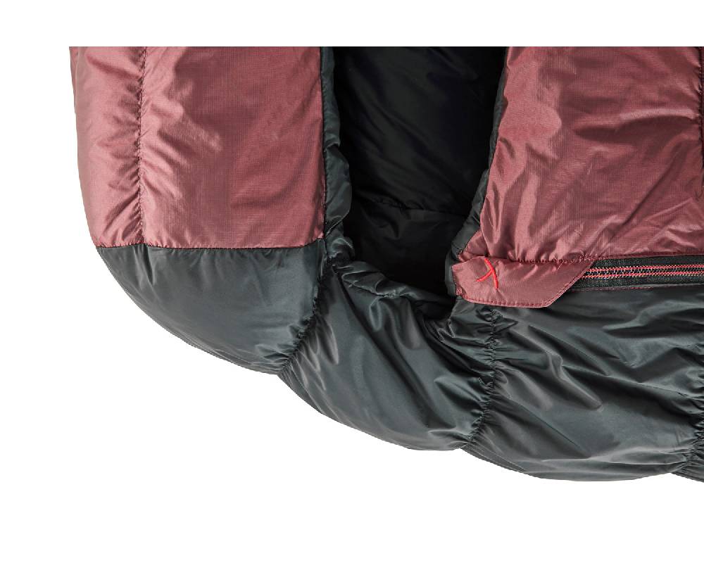 Nordisk Voyage 500 Right zip Daune (-5° C) | Ribbon red Blitzverkäufe