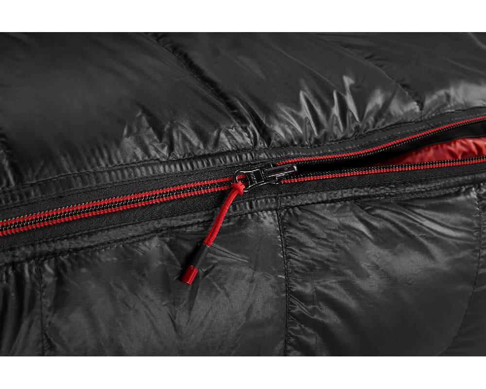 Nordisk V.I.B. 400 Left zip Daune (-2° C) | Black im Angebot