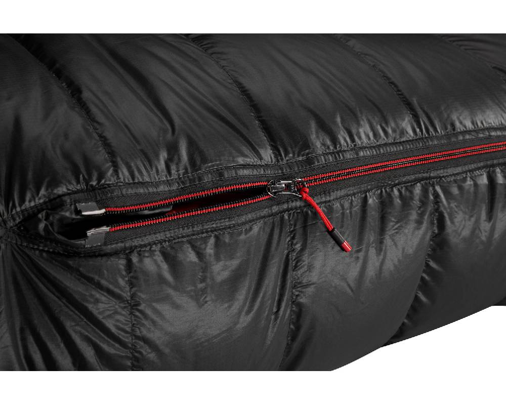 Nordisk V.I.B. 400 Left zip Daune (-2° C) | Black im Angebot